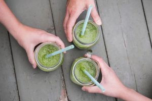 Spinach Flaxseed Smoothie