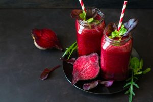 Beetroot Almond Milk Smoothie