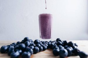 Bluberry Almond Milk Smoothie