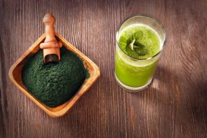 Spirulina Wheatgrass Smoothie