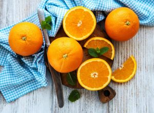 Oranges on a Table