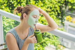 Smoothie and Skin Mask for Acne