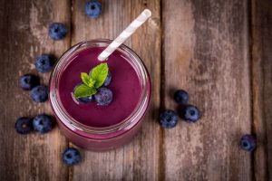 Blueberry Smoothie for Anxiety