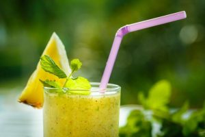 Pineapple Ginger Cucumber Smoothie