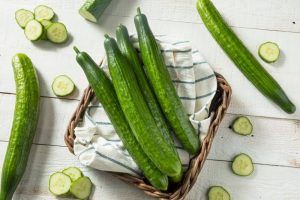 Cucumbers on Table