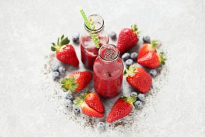 Berry Smoothie on Table