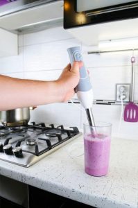 Making Smoothie with Hand Blender